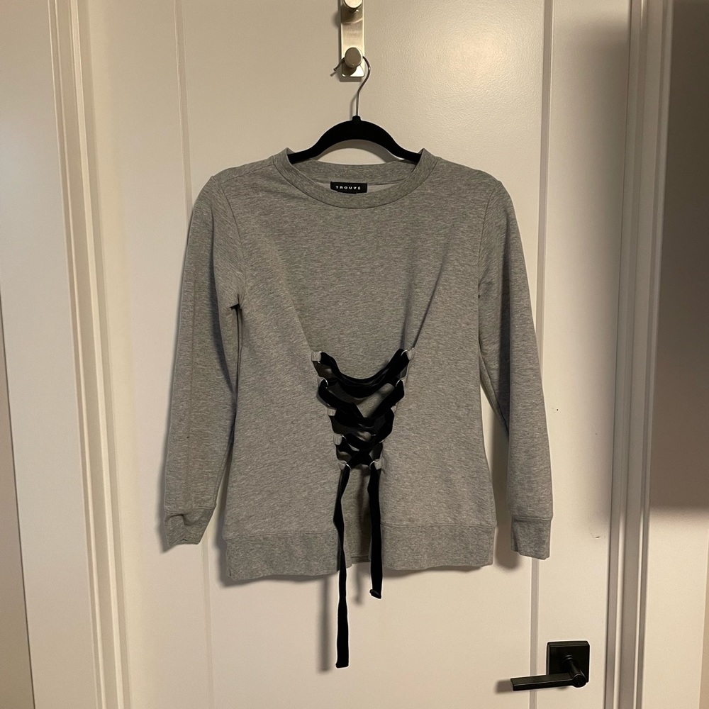 Nordstrom trouvé corset sweater